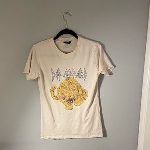 oversized def leppard tee - cotton on